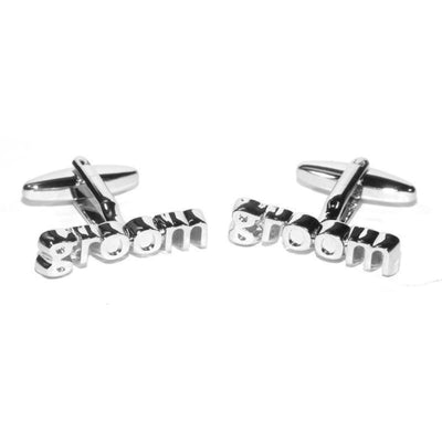 Groom cut-out style Wedding Cufflinks