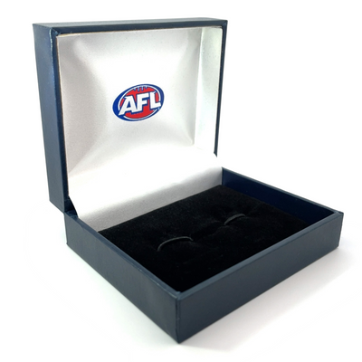 Colour Western Bulldogs AFL Cufflinks