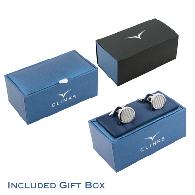 Life Ring Blue and Red Cufflinks