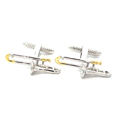 Trombone (Two Tone) Cufflinks