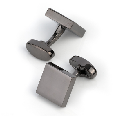 Gunmetal Square Cufflinks