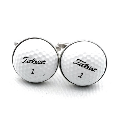 Domed Golf Ball Cufflinks