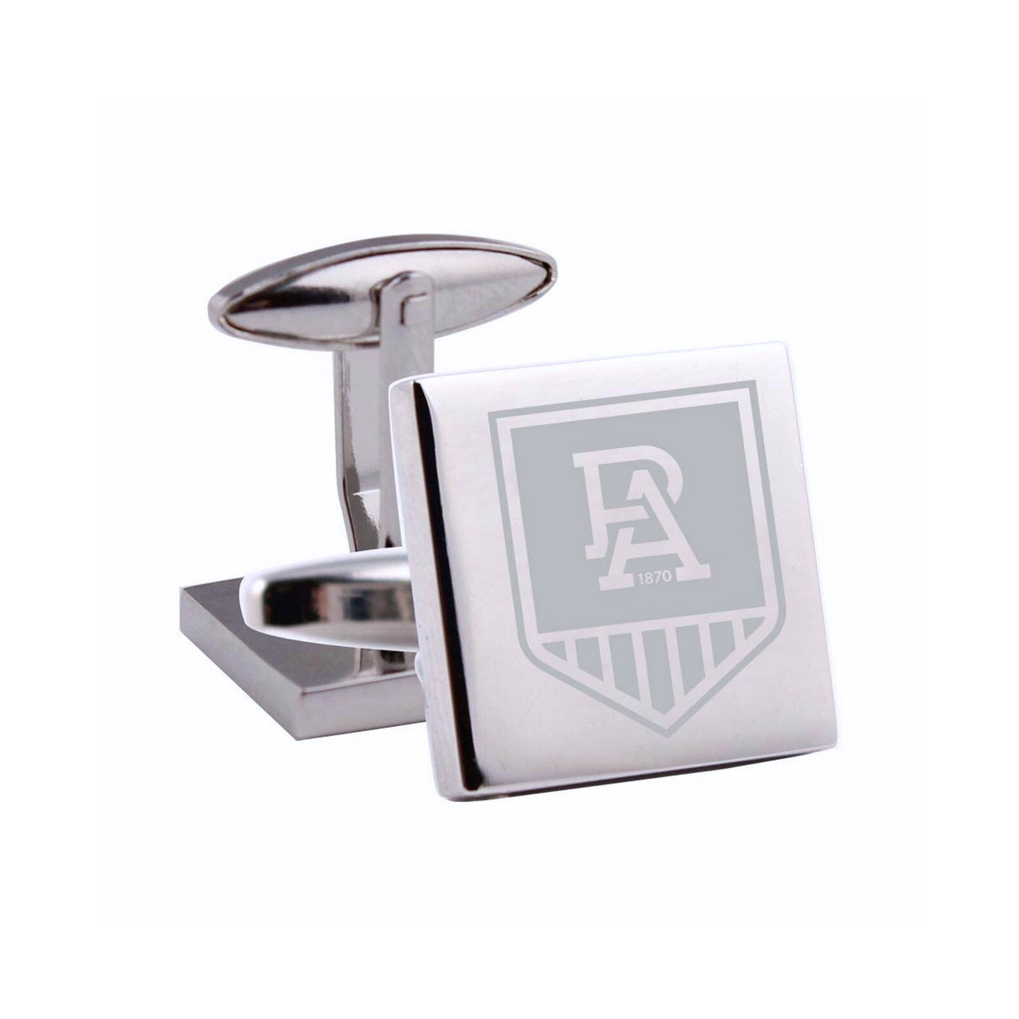 Silver Port Adelaide Power AFL Cufflinks