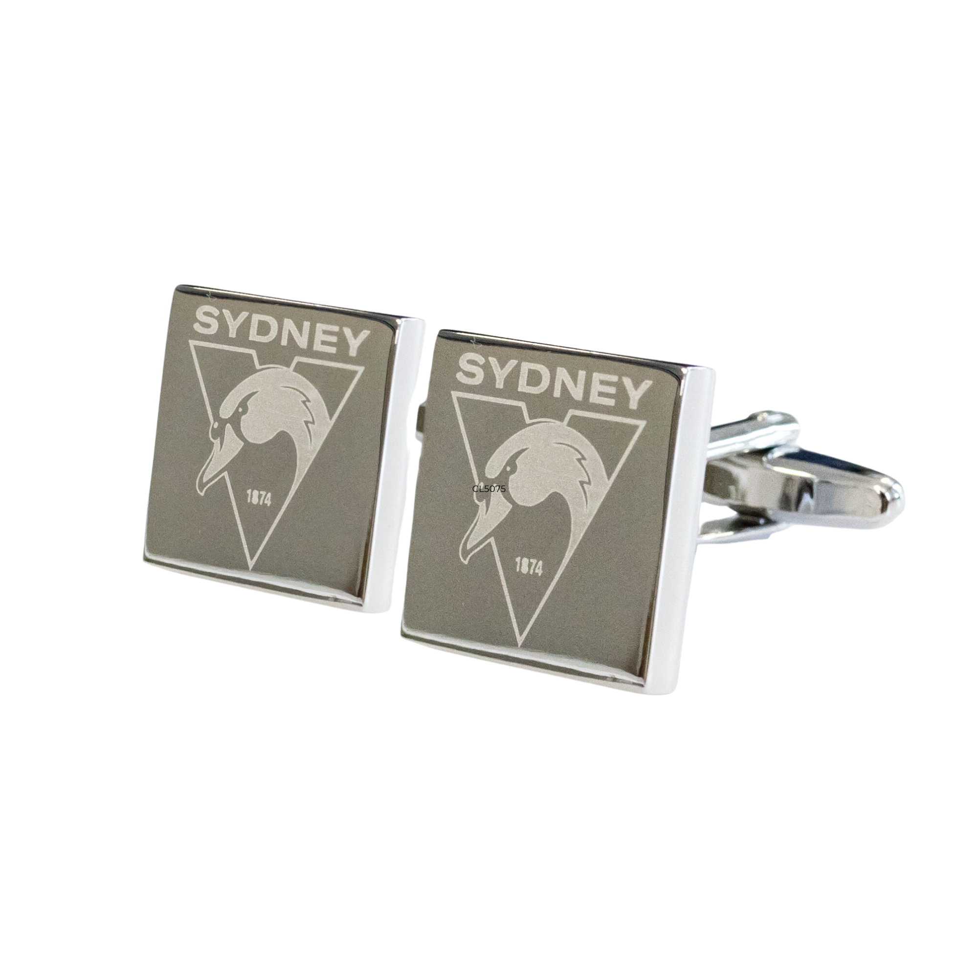 Silver Sydney Swans FC AFL Cufflinks