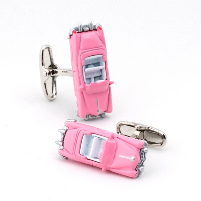 Pink Cadillac Cufflinks