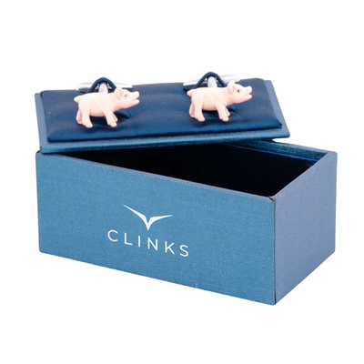 Pink Pig Cufflinks