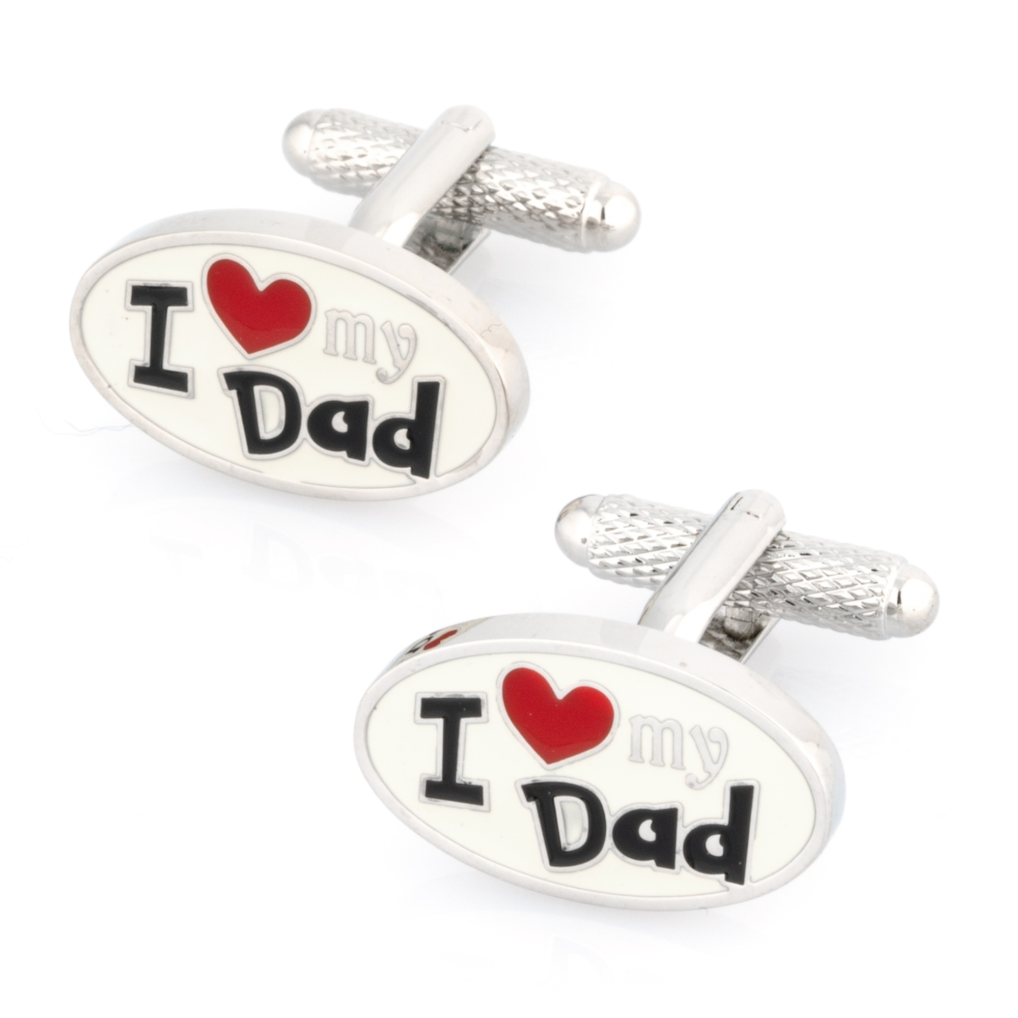 I Love My Dad Cufflinks Oval