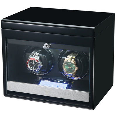 Vancouver Watch Winder for 2 Black