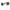 Australian Square Opal Cufflinks  (Green Shiny Rose Gold)