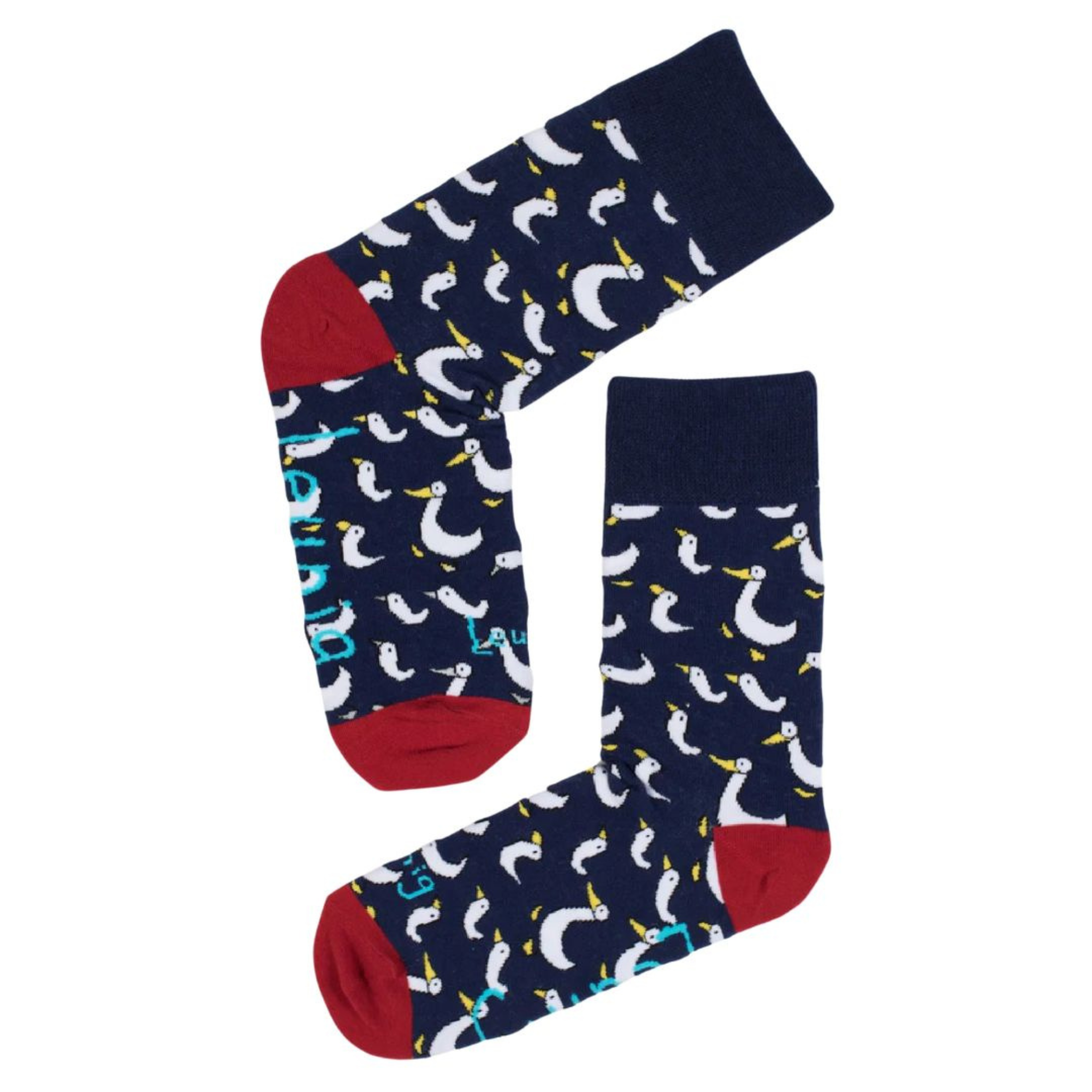 Leunig Duck Socks Navy