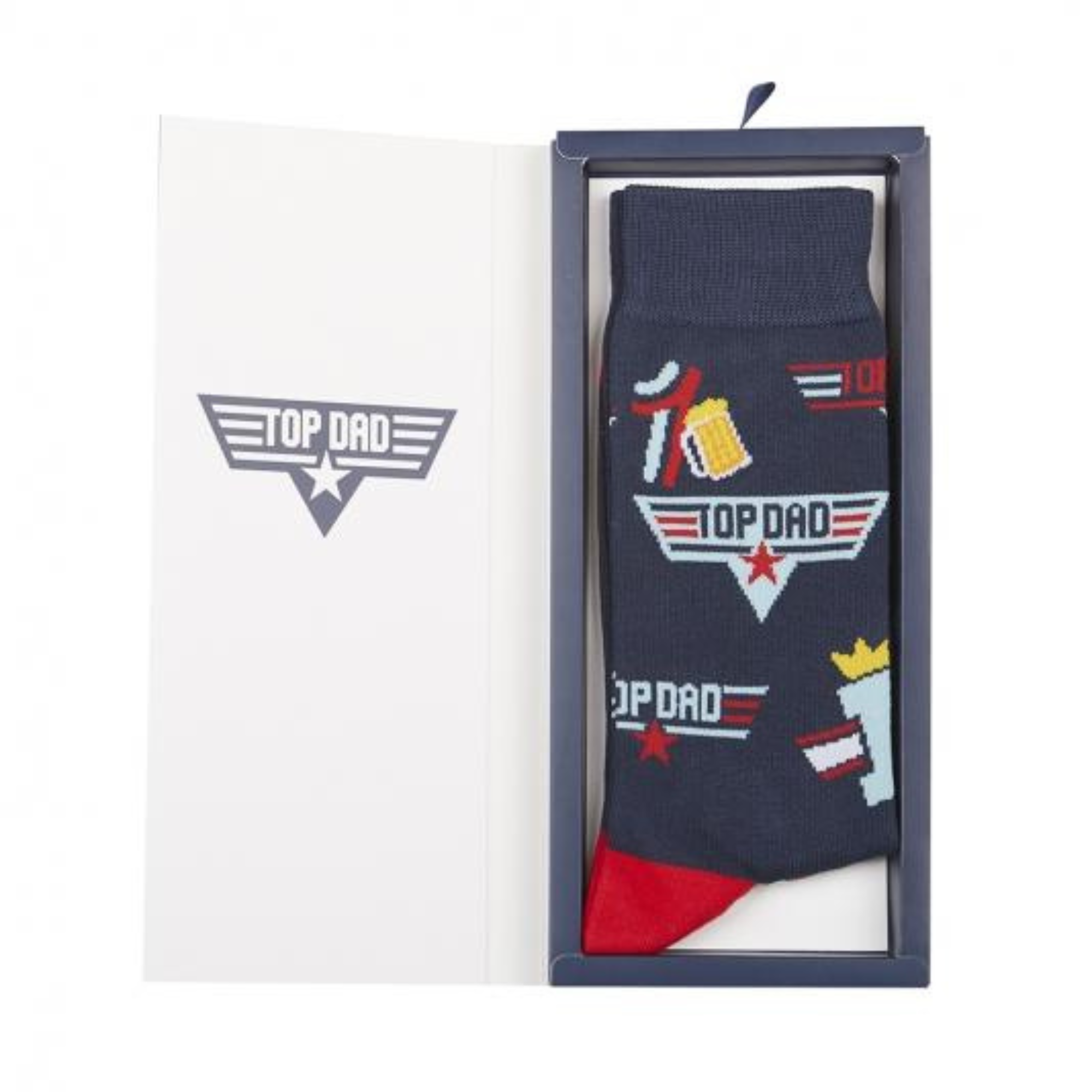 Mens Top Dad Sock with Card