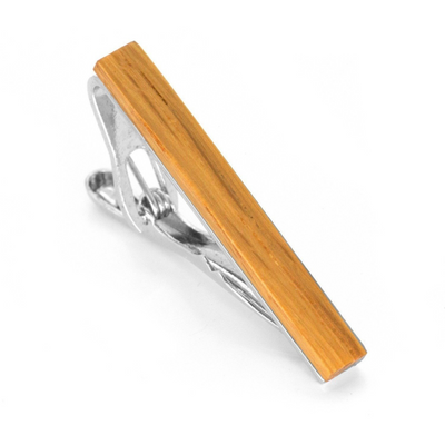 Light Wood Small Tie Clip