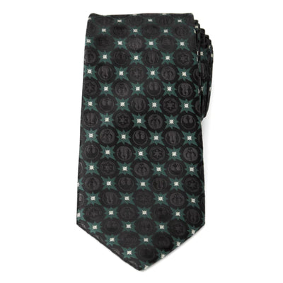 Star Wars Symbols Black Mens Tie