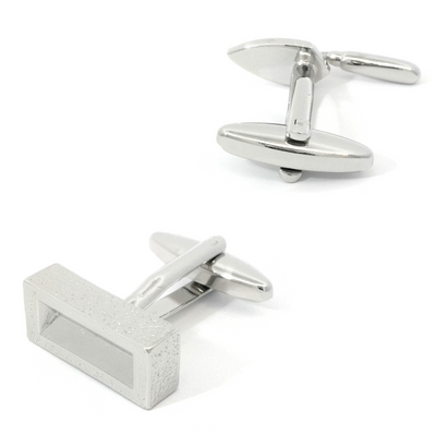 Bricklayer Silver Cufflinks