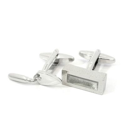 Bricklayer Silver Cufflinks