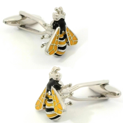 Bumble Bee or Wasp Cufflinks