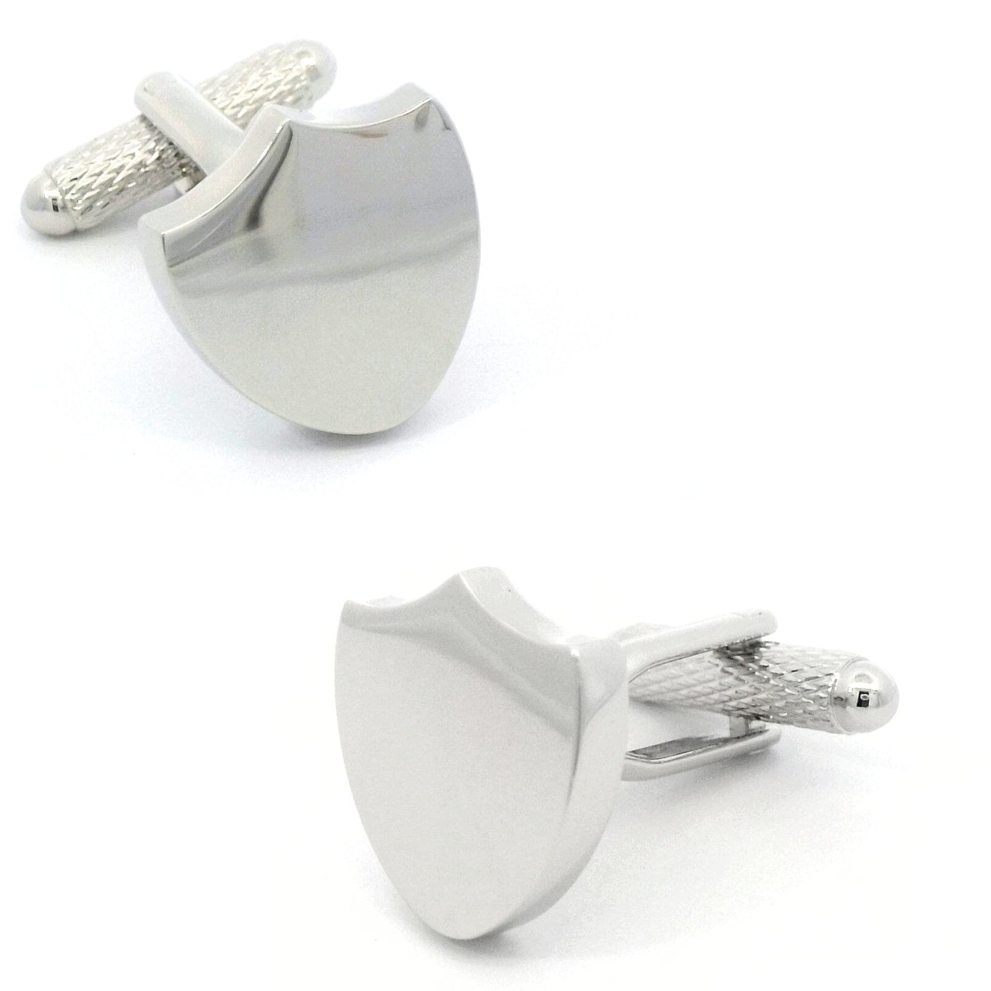 Engravable Shield Cufflinks