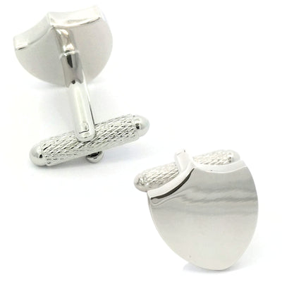 Engravable Shield Cufflinks