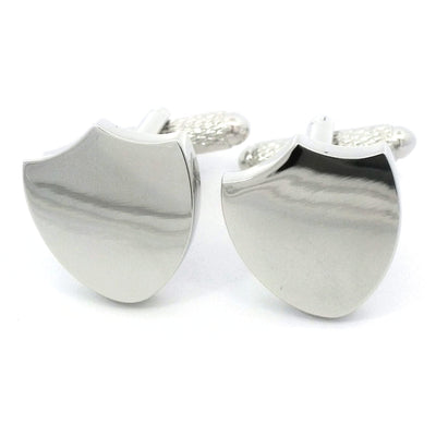 Engravable Shield Cufflinks