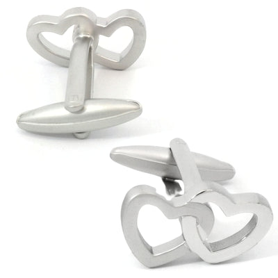 Entwined Love Hearts Cufflinks