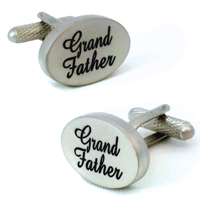 Grand Father Script Cufflinks