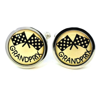 Grand Prix Flags Cufflinks