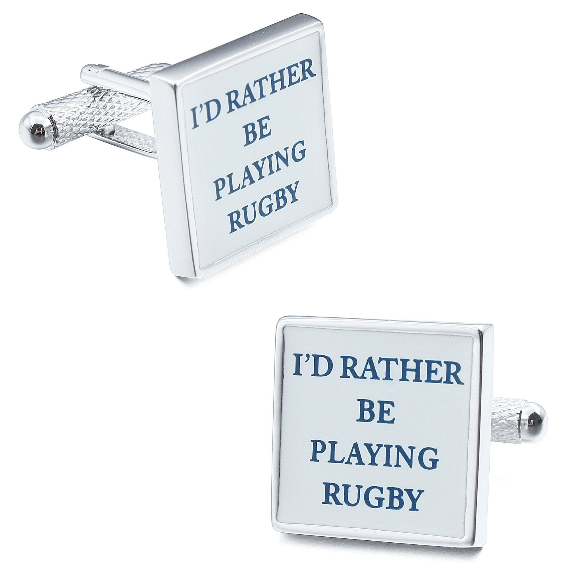 I'd rather be Playing Rugby Cufflinks