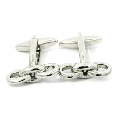 Interlinked Chain Links Cufflinks