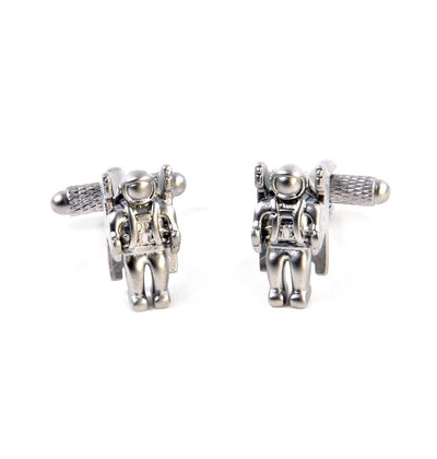 Astronaut Cufflinks, Silver Cufflinks, ZBC3237, Mens Cufflinks, Cufflinks, Cuffed, Clinks, Clinks Australia