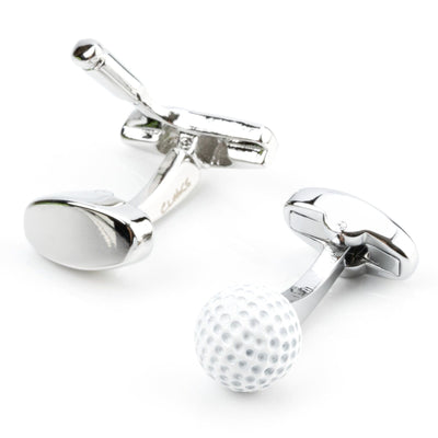 Golf Ball and Putter Cufflinks