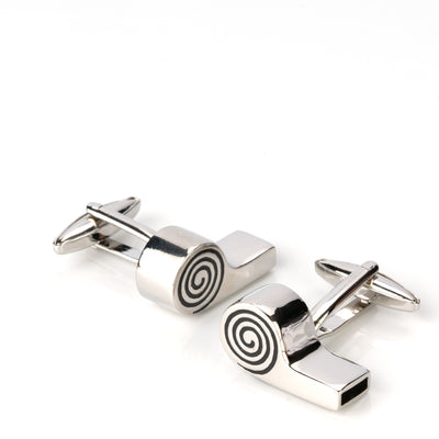 Working Referee Whistle Cufflinks