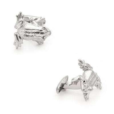 Silver Frog Cufflinks