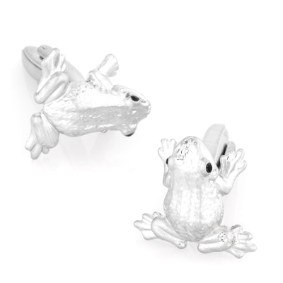 Silver Frog Cufflinks