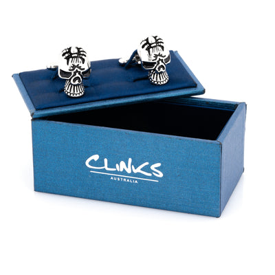 Skull with Spider Cufflinks