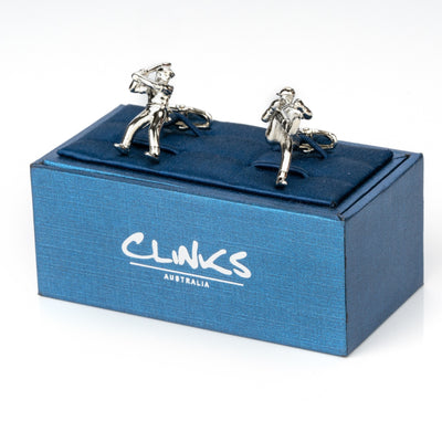 Baseball Pitcher and Batter Cufflinks