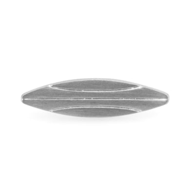 Silver Surfboard Lapel Pin