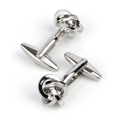 Silver Square Knot Cufflinks