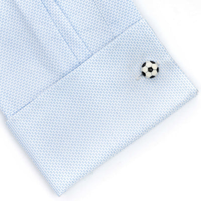 Black & White Soccer Ball Cufflinks