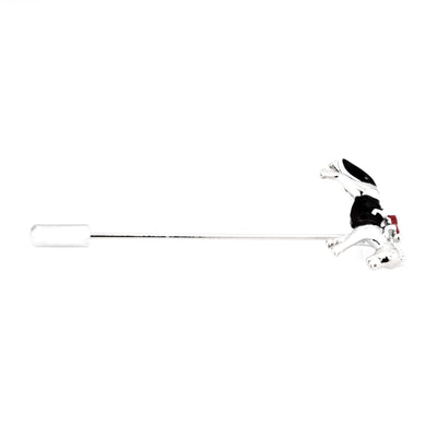 Colour Melbourne Cup Horse Racing Silver Stick Pin