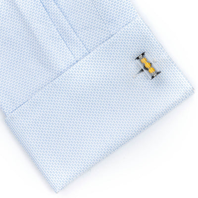 Tennis Racquet and Balls Cufflinks