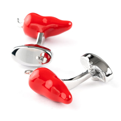 Red Chilli Pepper Cufflinks