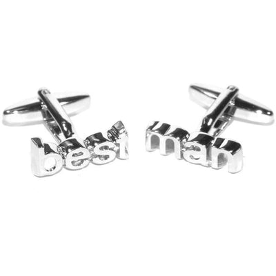 Best Man cut-out style Wedding Cufflinks