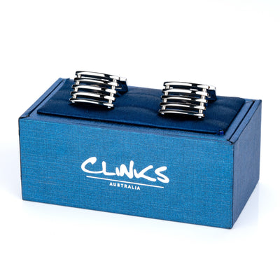 Steel Bar Cufflinks