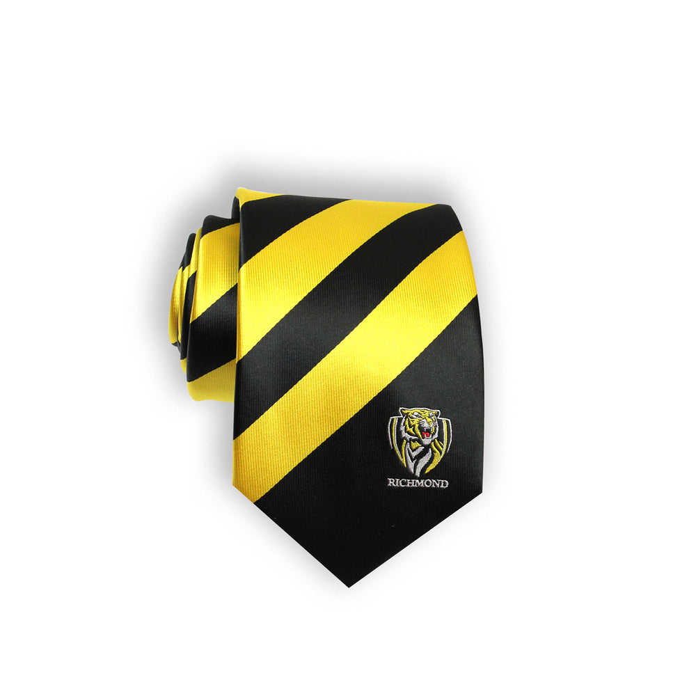 Richmond AFL Microfibre Tie