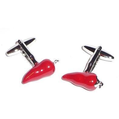 Red Chilli Pepper Cufflinks