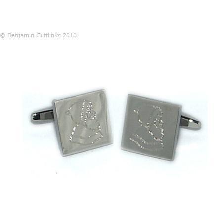 Santa Claus Christmas (engraved) Cufflinks