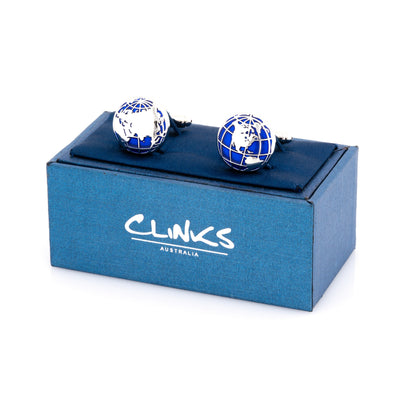 World Map Cufflinks